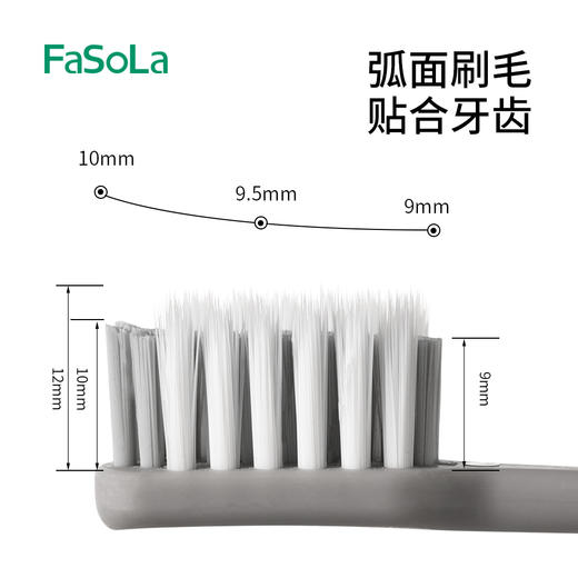 FaSoLa旅行牙刷套装洗漱牙刷外出携带旅行牙膏牙杯便携式洗漱神器 商品图3