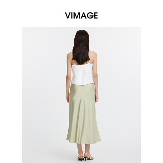 VIMAGE纬漫纪夏季新款时尚气质吊带小上衣VV1913526 商品图4