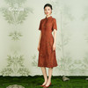【红林祥鹿】【香云纱】乔万尼重磅真丝连衣裙24mm新中式气质EM2E782 商品缩略图1