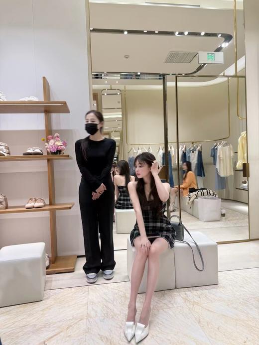 清仓捡漏LINCHAOZHANG私服定制系列【格格巫】  LL250091 格子抹胸连衣裙 商品图2