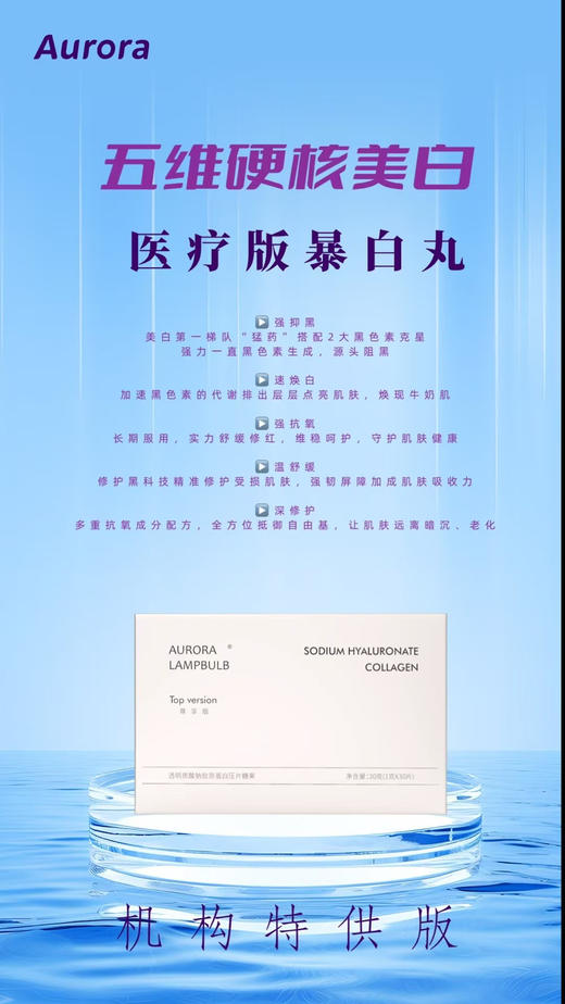 医疗版暴白丸浓度比普通版高三倍贵妇美白提亮肤色30片装/盒 商品图2