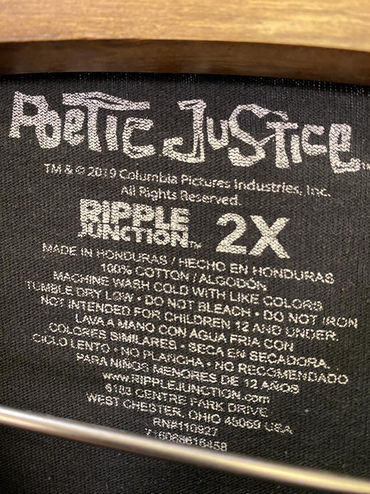 Poetic Justice 短袖T恤 _SST(2XL) 商品图2