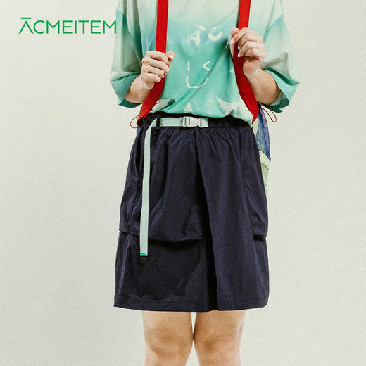 【出游季特惠】ACMEITEM爱棵米户外工装短裙可调节含内衬合体休闲裙子女士GAG2361009C 商品图0