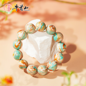 牛首山大漆工艺飘漆渐变色手串国潮男女款新中式首饰礼物送女友