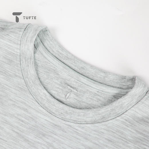 TUFTE 男士羊毛竹纤维薄衫卫衣 商品图2