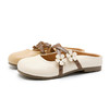 【限时秒杀】西遇包头半拖鞋女新款春夏花朵法式圆头平底外穿玛丽珍穆勒鞋V0656467 商品缩略图4