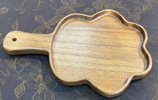 龙福黑檀佛性禅心茶盘（约60*38*7CM）手提托盘胡桃木（约30*20*4.5）熊爪壶承胡桃木 商品图5