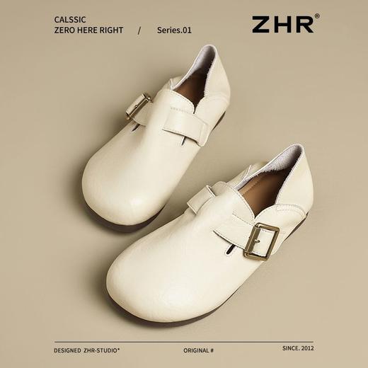 ZHR则则真皮勃肯鞋女2025春季一鞋两穿休闲女鞋超软轻便包头拖鞋 商品图4