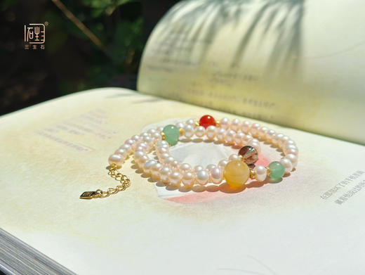 三生石吾行.珍珠彩宝多用链 商品图3