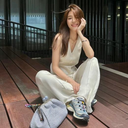 【ORIGNAL&CO 老钱风亚麻三件套装】马甲+亚麻阔腿裤+亚麻短裤 夏日清凉穿搭 商品图1