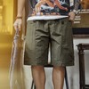工装优选美式复古风琴大口袋军绿色短裤直筒梭织薄款五分裤男夏季 商品缩略图4