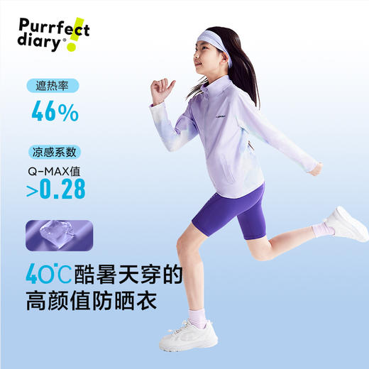 fx-【冰皮5代】咕噜日记童装儿童凉感防晒衣25夏男女童防紫外线外套PXW2517 商品图3