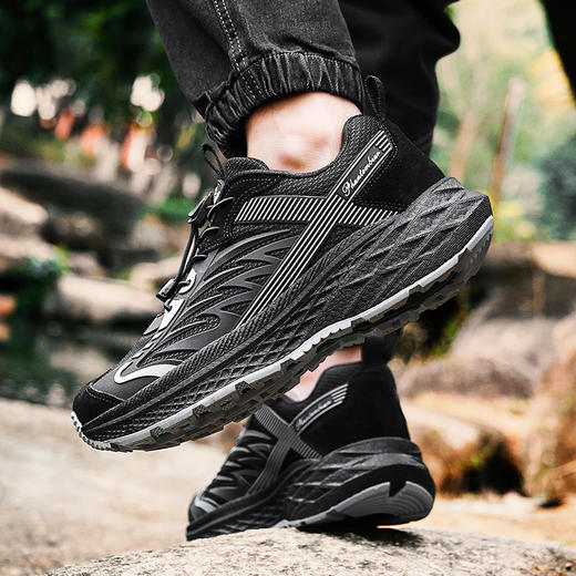 WFK 幻影熊情侣款户外轻跑减震爆米花徒步鞋H1813（48小时发货） 商品图1