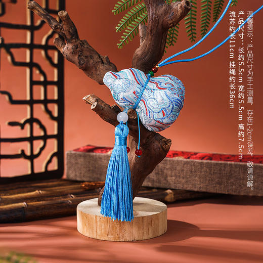 【新款福禄香包香囊】端午节小礼物 文创景区手缝葫芦护身符香囊 古风小挂件 商品图11