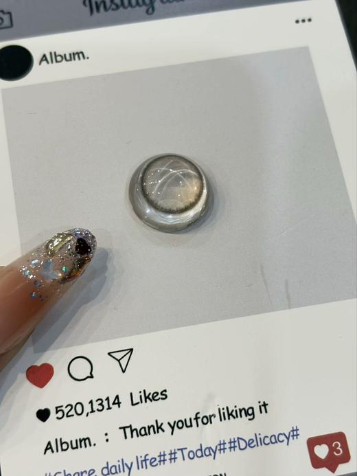 PuffGirl半年抛·牛乳奶泡·14.5mm中大直径·韩产2片 商品图11