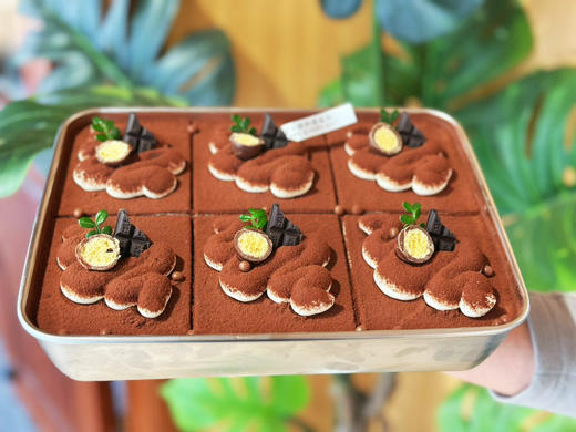 大盘子提拉米苏，经典配方，无酒无胶，家人安心选，提前48小时预定 商品图0