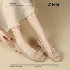 ZHR则则真皮一脚蹬单鞋软底豆豆鞋妈妈鞋2025新款气质百搭女鞋子 商品缩略图4
