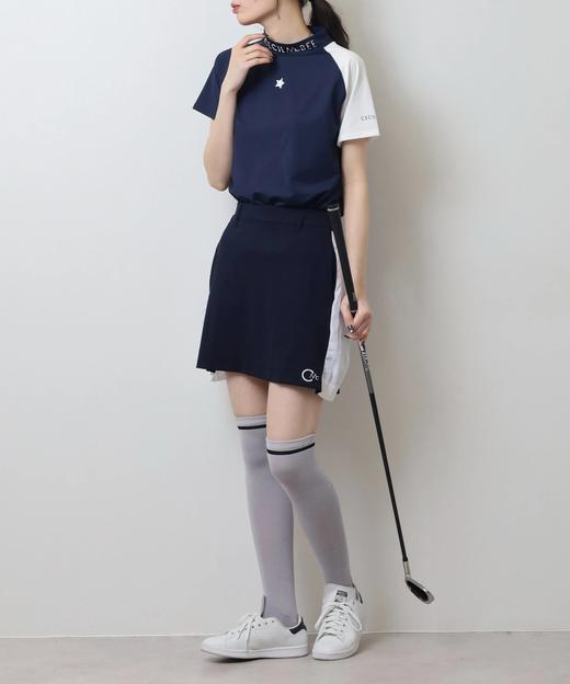 CECIL McBEE green 高尔夫女士 撞色拼接侧边百褶短裙 运动休闲 商品图8