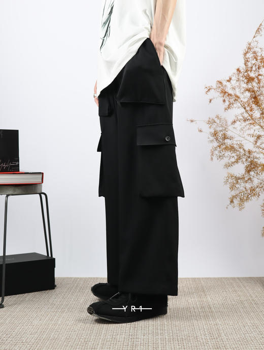 Yohji Yamamoto | 羊毛口袋工装长裤 商品图1