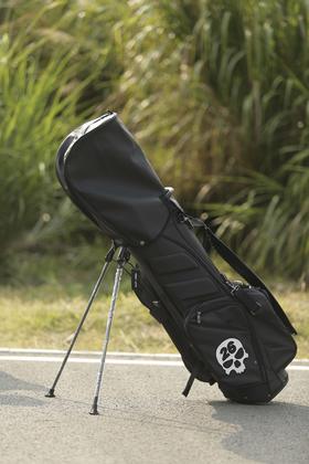 高尔夫球包支架男士GOIF骷髅头PU单肩高尔夫球脚架球车包