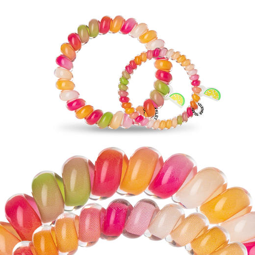 *美国TELETIES电话线M发圈高弹力电话绳泰莉TT圈发绳无痕不勒发女 商品图3