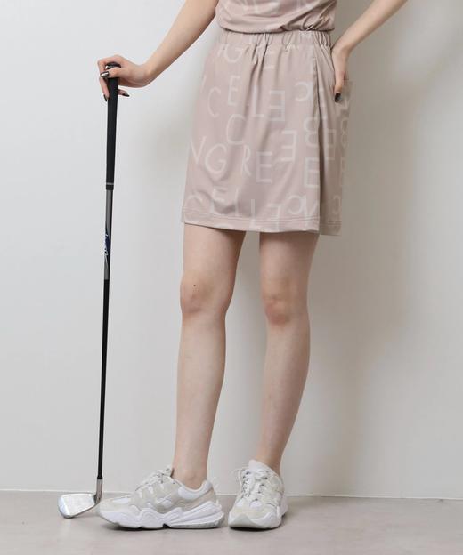 CECIL MCBEE 高尔夫 女士 夏季新款通体大ogo字母印花短裙 商品图2