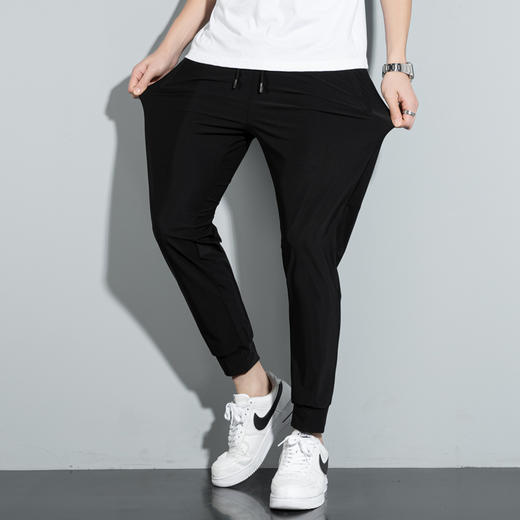 【DCS】大依优型大码冰丝裤休闲运动夏季长裤弹力大号裤子加肥加大松紧腰宽松 商品图5