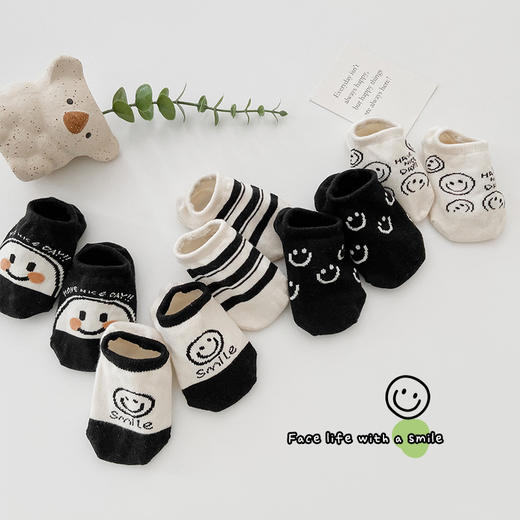 【超柔棉质，健康护足，时尚隐形设计~】儿童袜子夏天薄款 宝宝船袜 男童隐形袜 女童短袜 吸汗小学生棉袜-QQ 商品图6