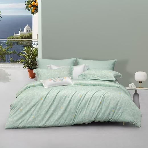 梦洁 纯棉四件套 青柠（绿） 商品图0