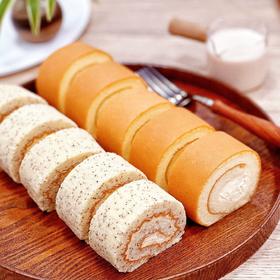 无香精色素瑞士卷蛋糕   500克/盒 （奶‮原油‬味+伯‮红爵‬茶扣味）