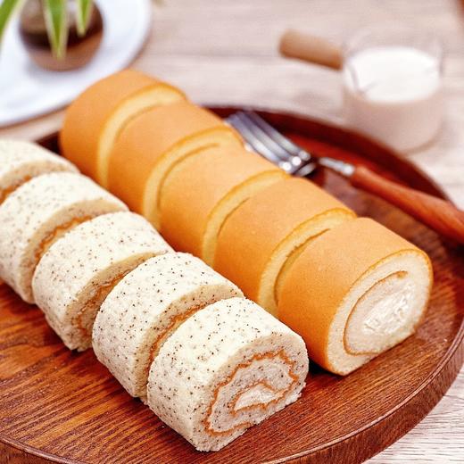 无香精色素瑞士卷蛋糕   500克/盒 （奶‮原油‬味+伯‮红爵‬茶扣味） 商品图0