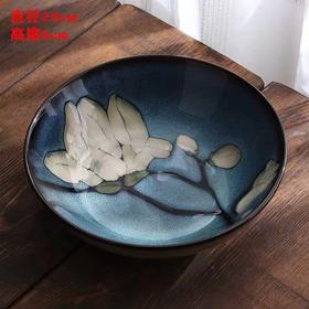 美食器8英寸中式手绘馨兰面碗