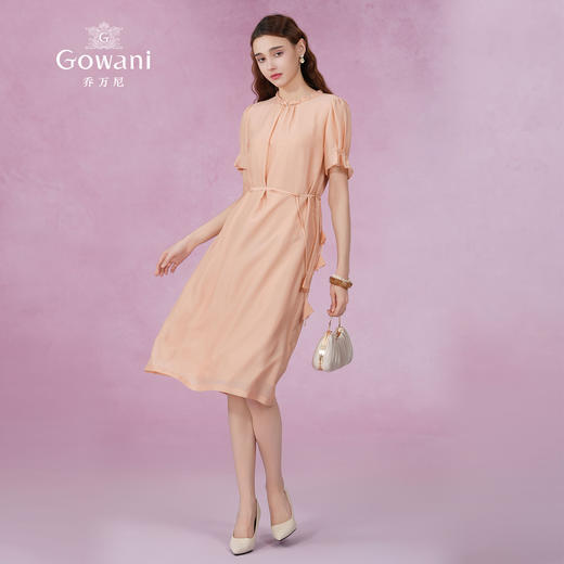 乔万尼100%桑蚕丝真丝连衣裙新款EM2E920 商品图3