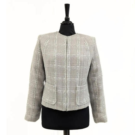 2025【海外仓】香奈儿粗花呢白金卡 LX31478（价格为每厘米+不包邮） 商品图1