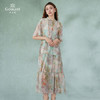乔万尼真丝连衣裙新款100%桑蚕丝立领迷情印花EM2E850 商品缩略图3