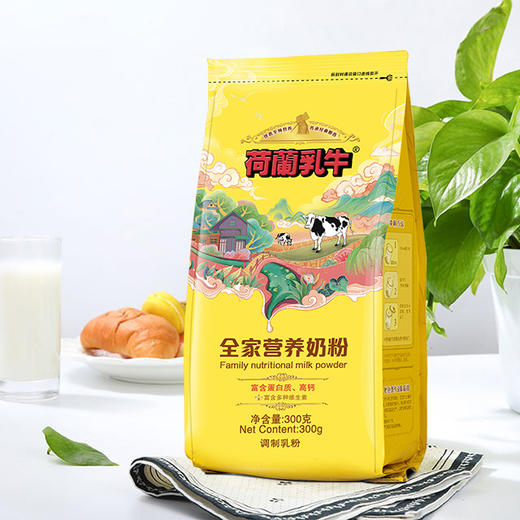 荷兰乳牛全家营养奶粉300g袋装  2025年4月产 商品图3