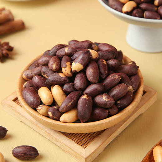 【MDL】麦臻选富硒黑花生（五香味）500g 商品图1