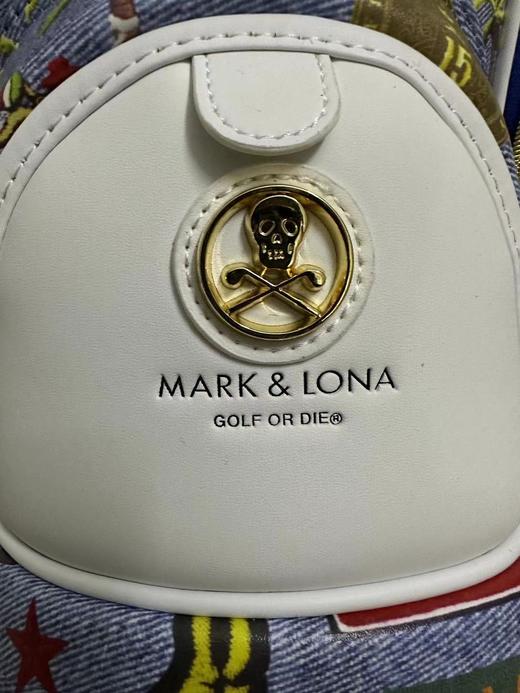 MARK&LONA高尔夫球包女士23秋手拎包网红骷髅头椰树图案大容量包 商品图4