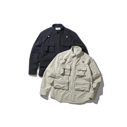 Mountain Research Phishing 户外机能风多袋长袖衬衫 袖子可拆卸 商品图0