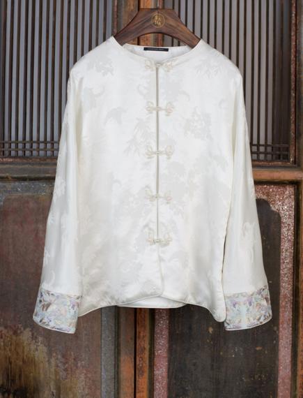 盛唐牡丹| 硕果累累手绣冠乐绉外套 商品图0