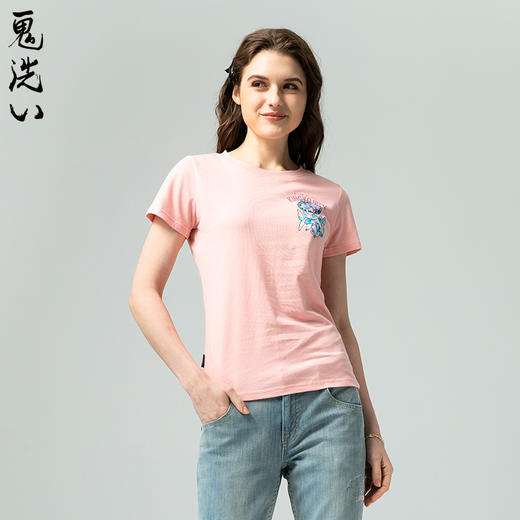 ONIARAI/鬼洗25春夏新品鱼姬夏色修身短袖T恤女式 J850205 商品图1