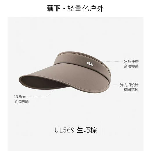 正品蕉下防晒空顶卷帽，全正品礼盒装。
颜色：漫暮黑、霜奶白，生巧棕
紫外线隔阻率≥99.99%
UPF50➕
夏日推荐搭配
官网179 商品图4