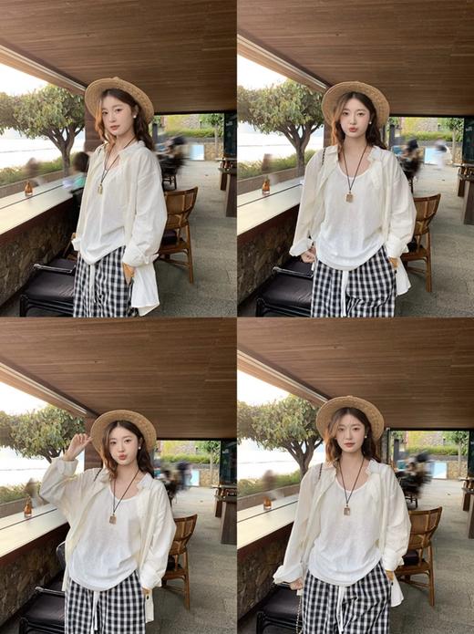 【YW】无忧购夏季宽松休闲百搭无袖基础款遮肉外穿打底背心2256 商品图7