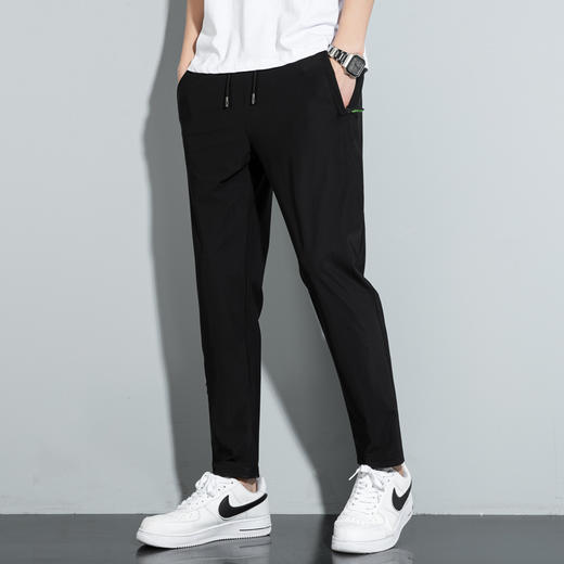 【DCS】大依优型大码冰丝裤休闲运动夏季长裤弹力大号裤子加肥加大松紧腰宽松 商品图0