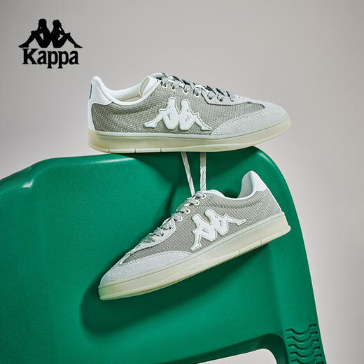 Kappa卡帕背靠背TIFO板鞋女2025春季新款情侣薄底休闲德训鞋子男K0FX5CC70-3253 商品图0
