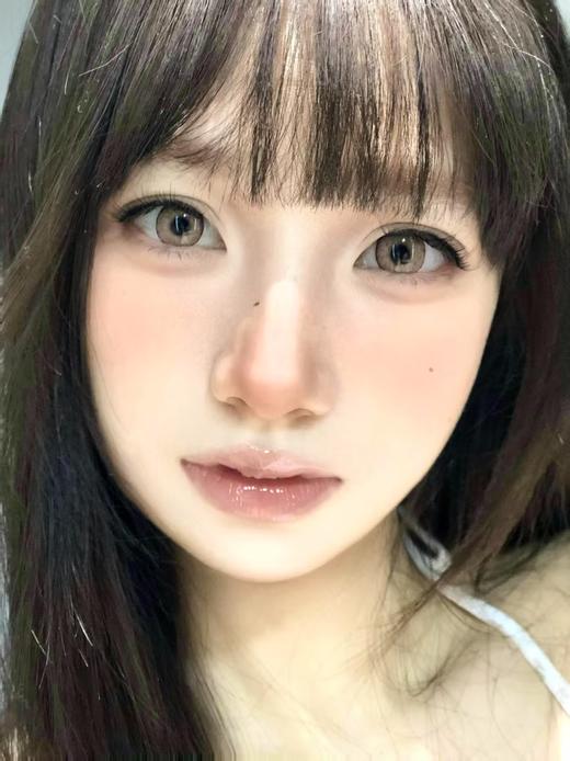 【中直径半年抛】LOVEIIKIRA-薄雾玫瑰 棕-14.2mm【半年抛 0-1000度 含有525/575】 商品图4