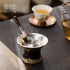 臻宝堂茶漏 纯银手工银龙头茶滤茶道大漆把茶叶过滤网茶具零配件大漆银龙茶漏 商品缩略图4