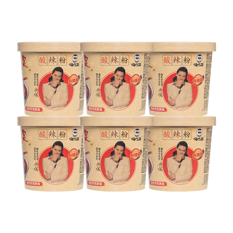 嗨吃家酸辣粉6桶装
