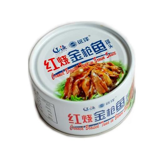 辽渔远洋185g红烧金枪鱼罐头 商品图0