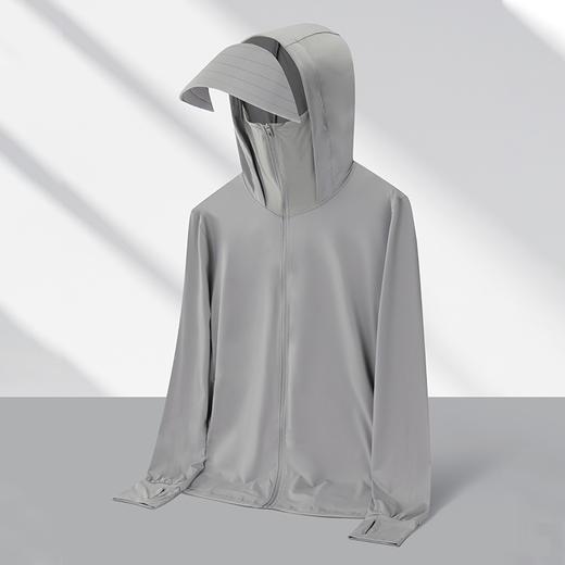 雀说新款冰丝防晒衣男女款夏季运动服皮肤衣轻薄冰丝外套情侣款AL7030 商品图5